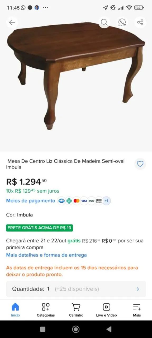 Mesa de centro  - Foto 2
