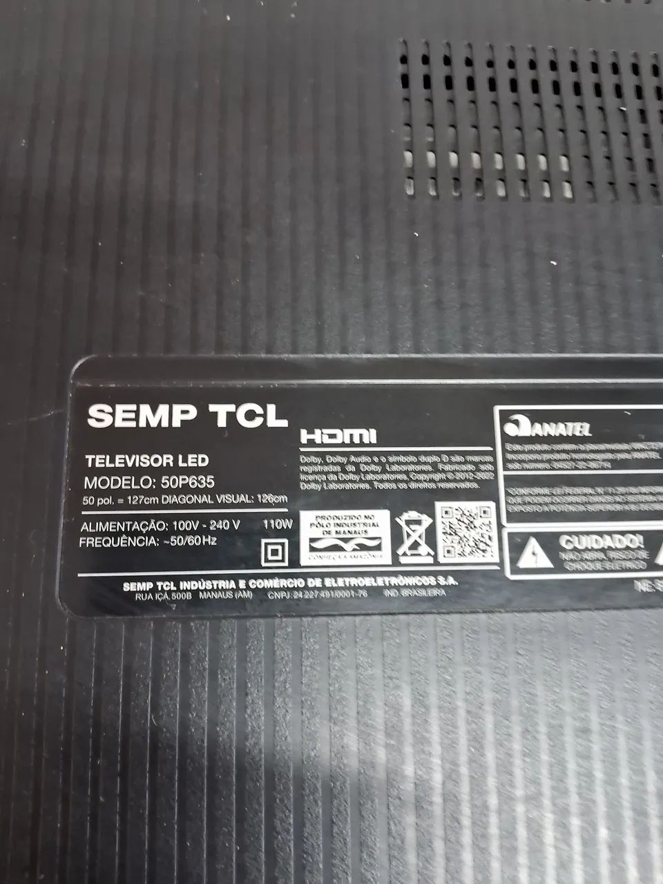 Vendo tv 50 polegadas tcl - Foto 3