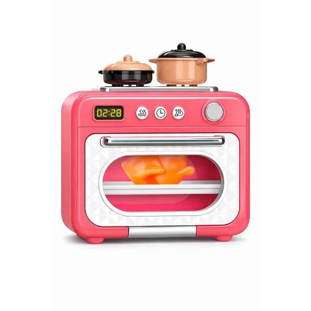 Brinquedo Conjunto Infantil Mini Forno Mini Torradeira Criança - Foto 5