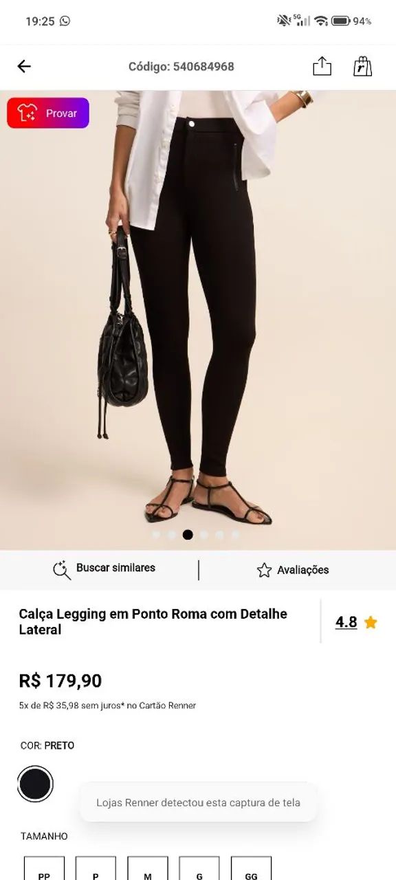 Calça ponto cortelle Renner - Foto 2