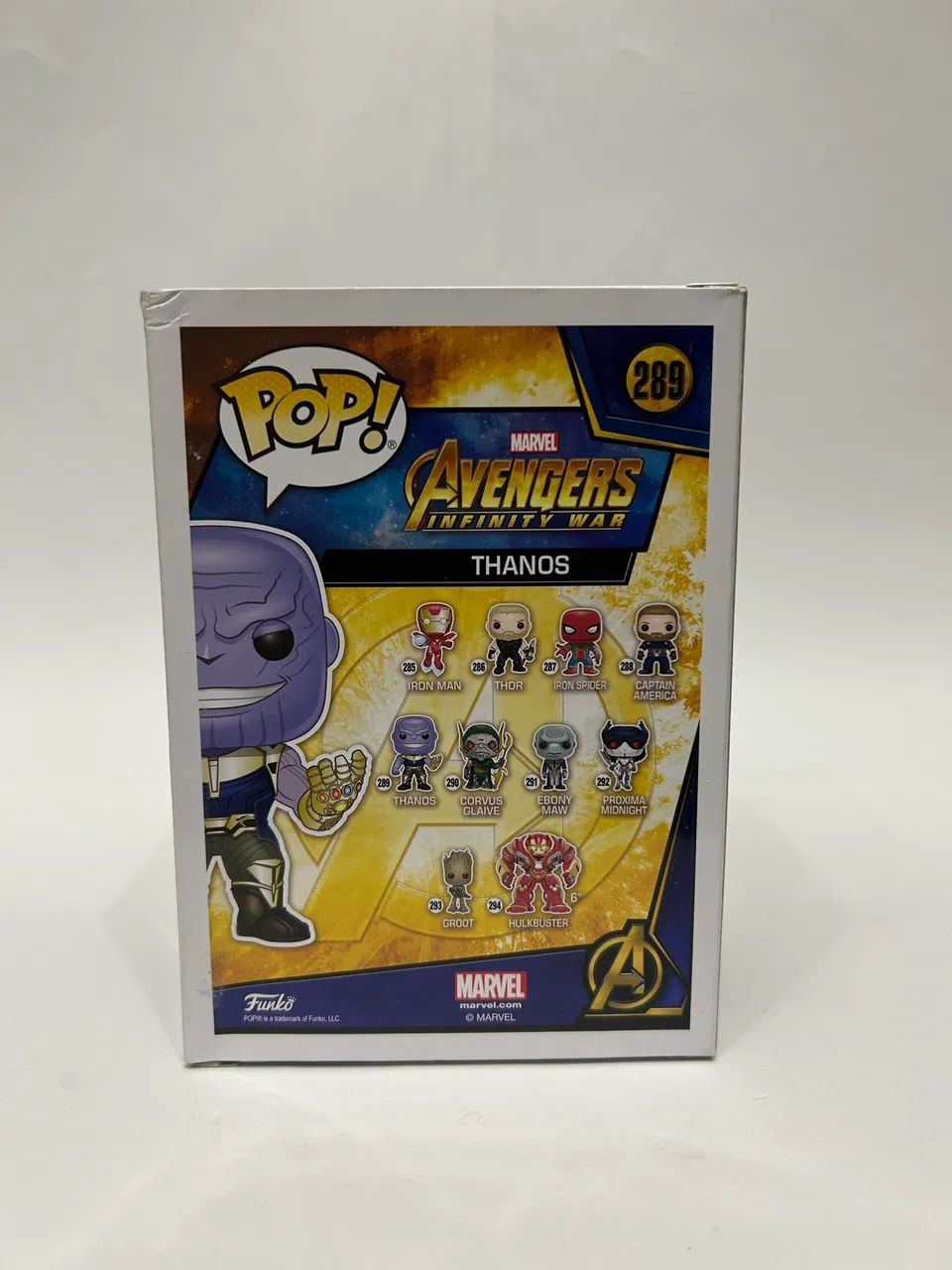 Funko Pop! Thanos (289), Marvel Avengers: Infinity War - Usado - Foto 2