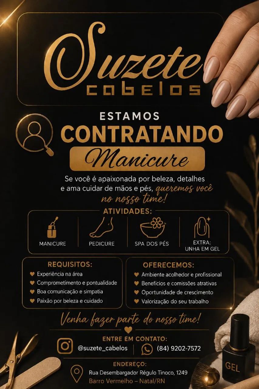 Vaga para Manicure 