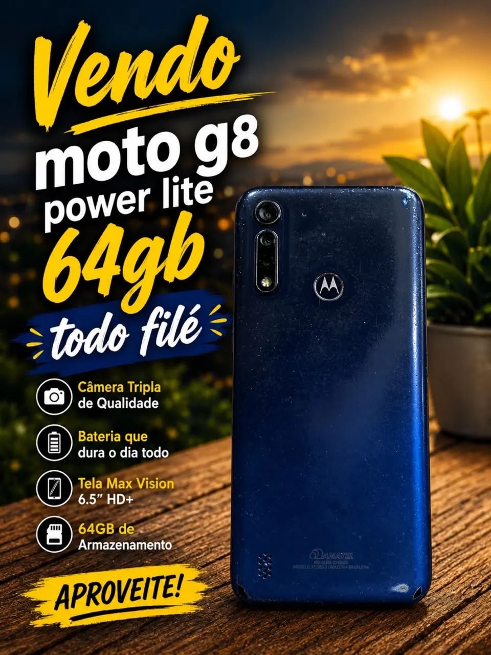 Moto g8 power lite 64Gb