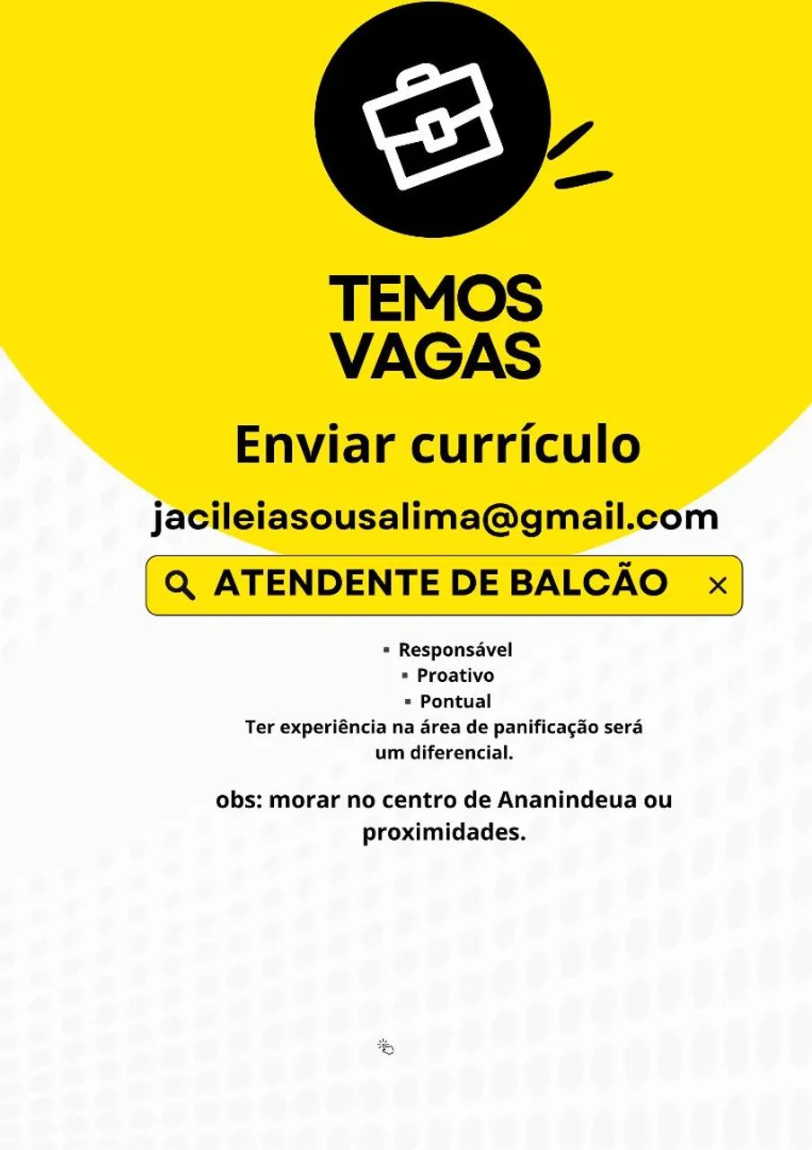  Vagas de emprego 