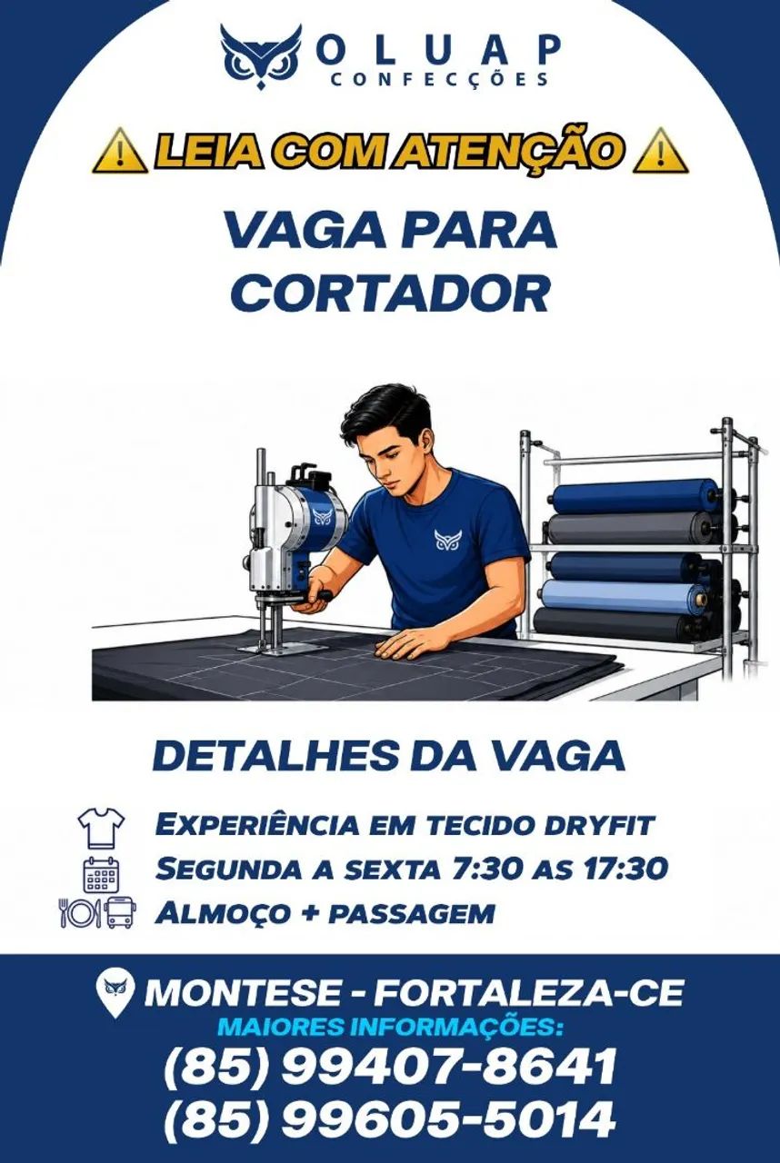 Vaga para cortador