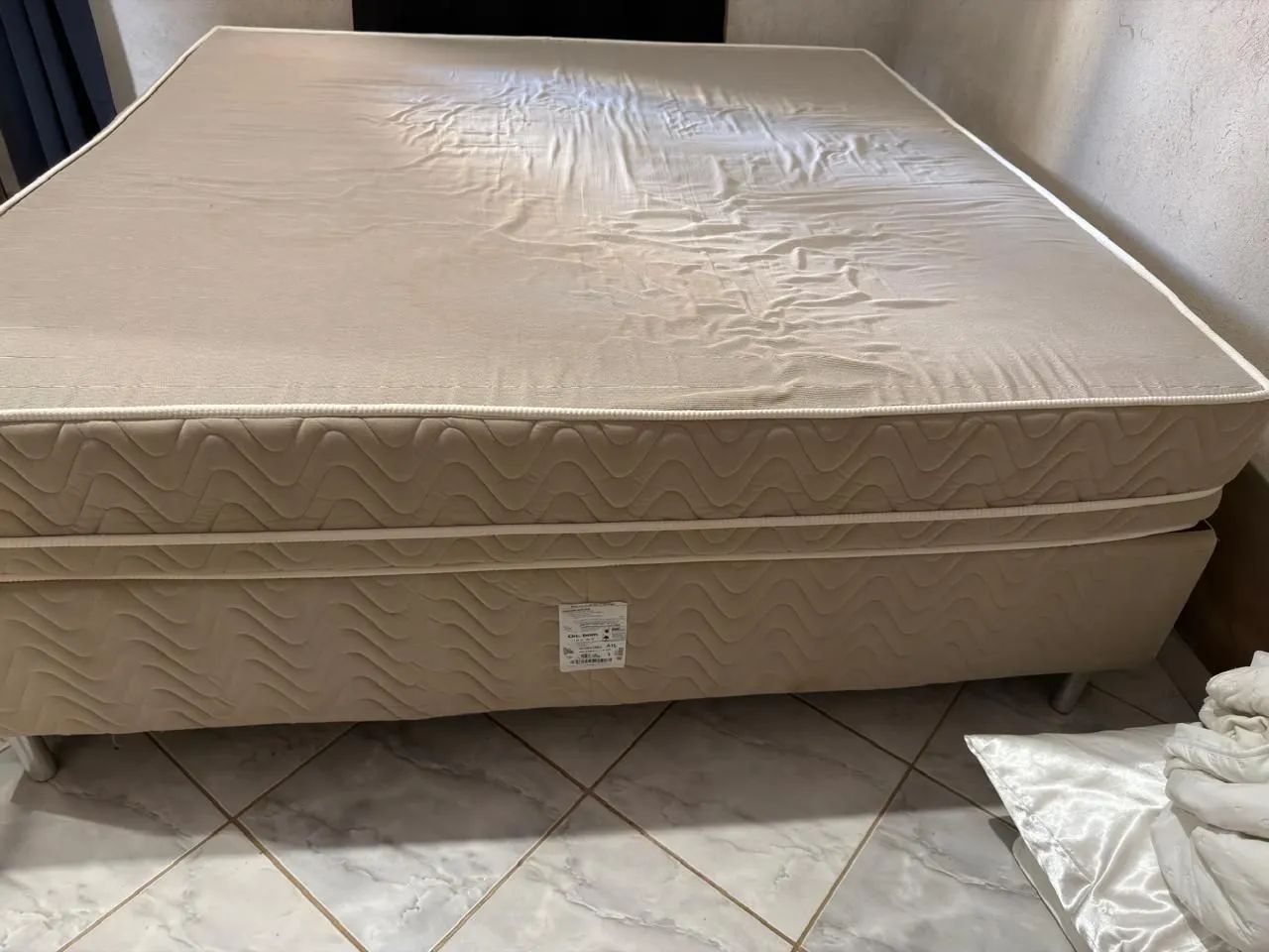 Cama super king bege  - Foto 4