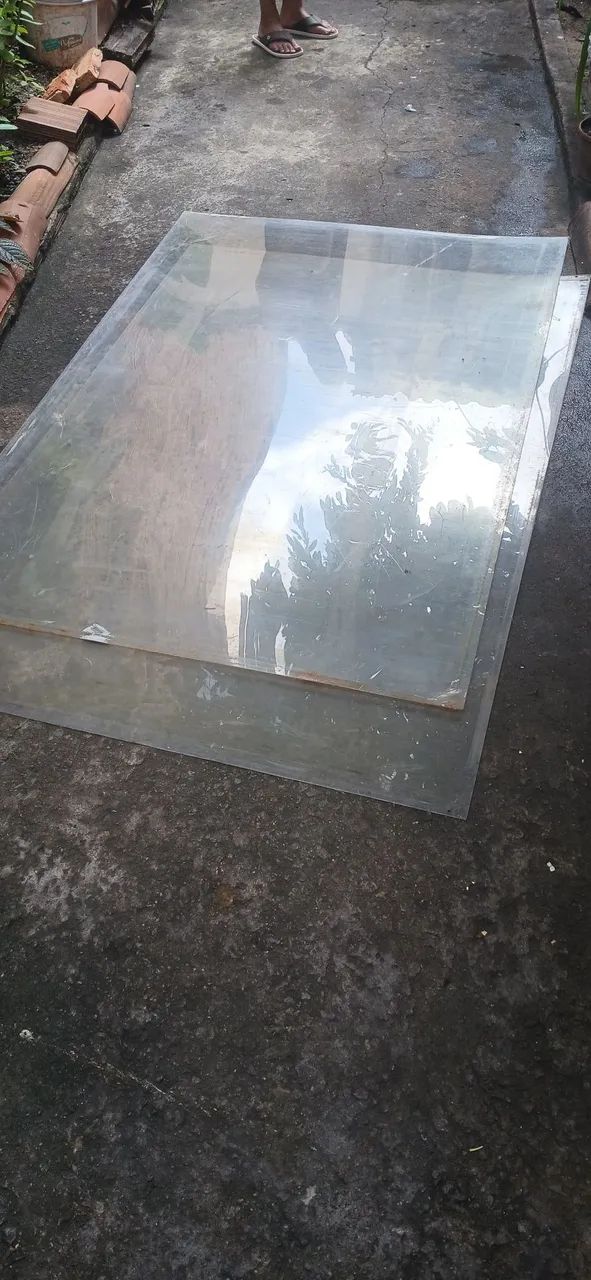Chapa policarbonato opaco 175x125 2 folhas