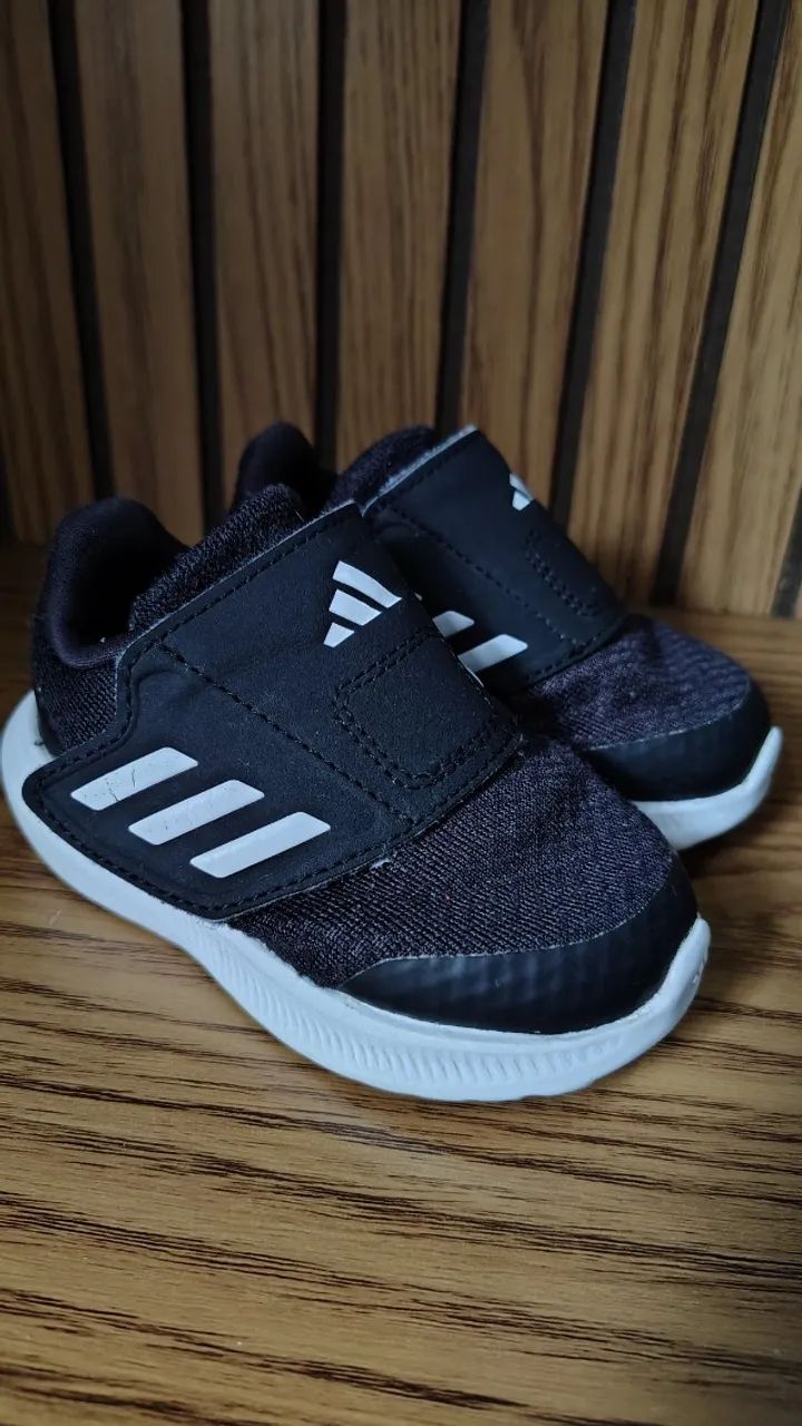 adidas infantil preto tam 18 5k original - Foto 5