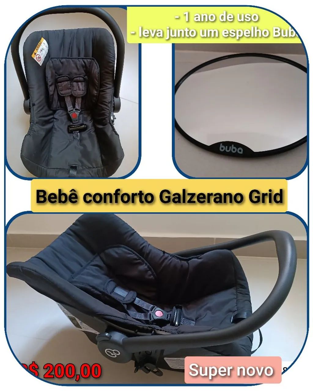 Bebê conforto Galzerano