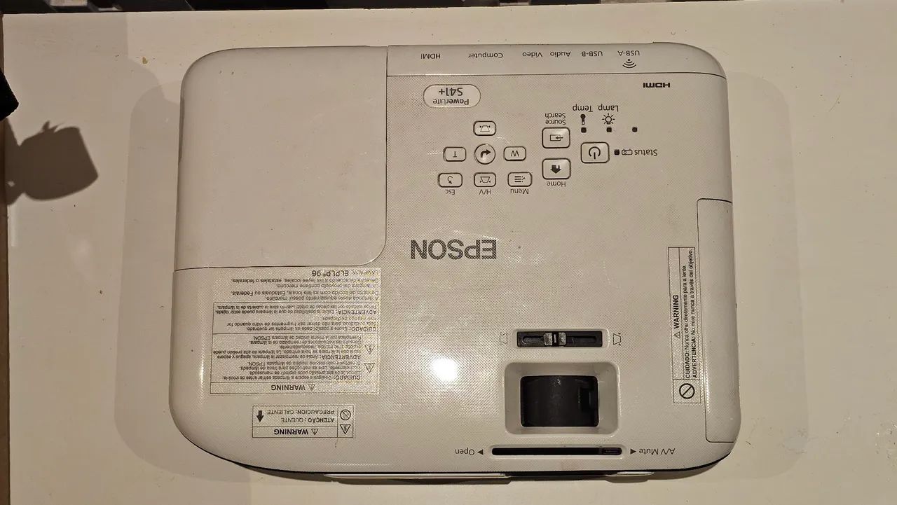 PROJETOR EPSON POWERLITE S41+ - COMPLETO E FUNCIONANDO PERFEITAMENTE - Foto 4