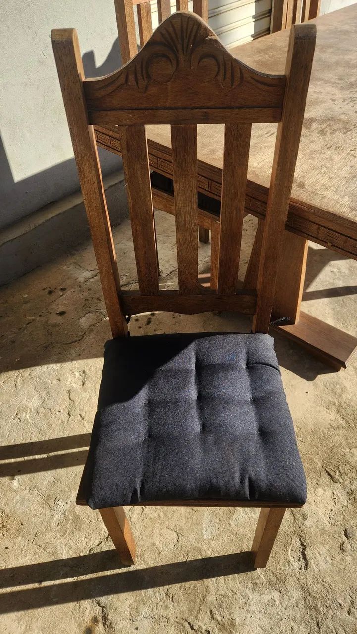 Mesa de SUCUPIRA + 4 Cadeiras Maciça  - Foto 2
