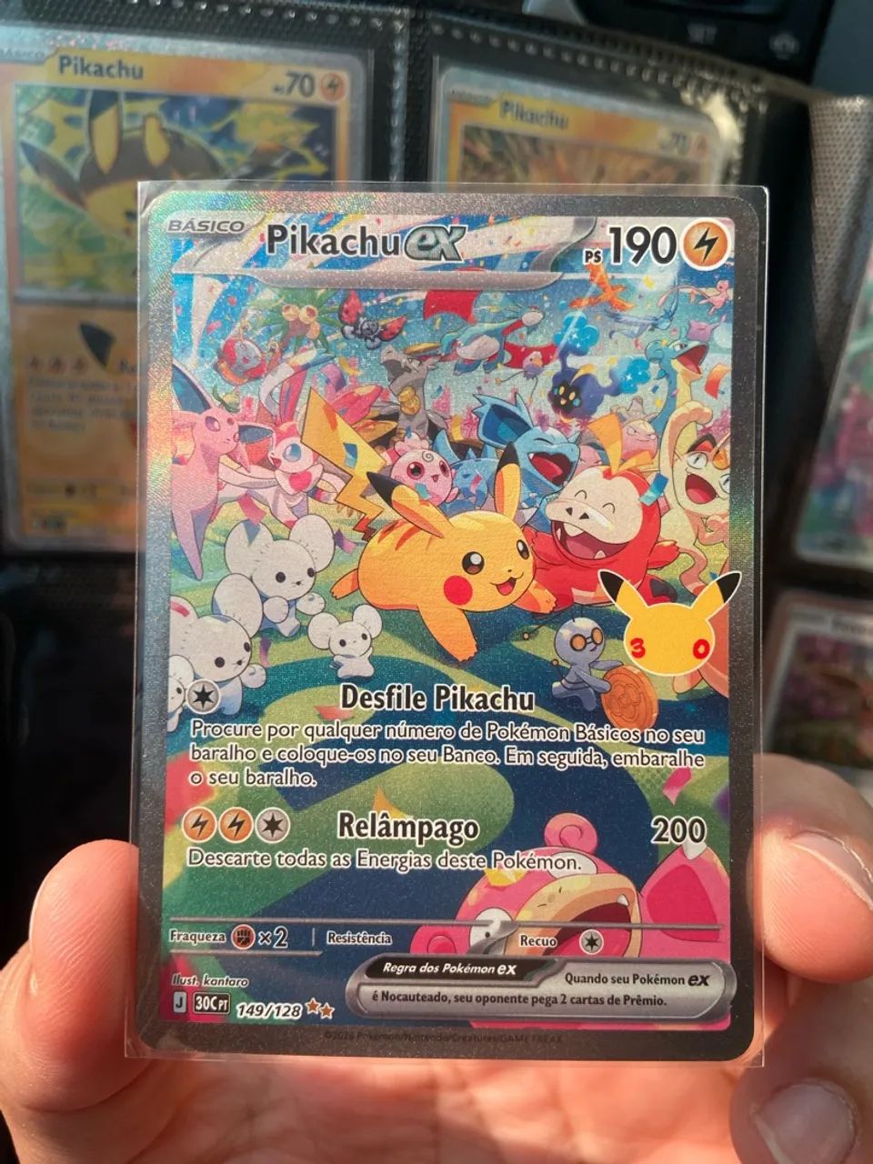 PIKACHU EX - POKÉMON TCG - 30th 