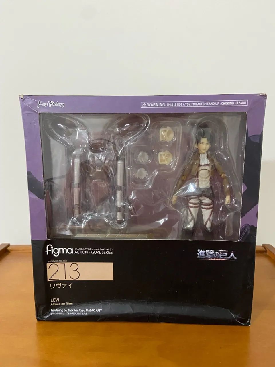 Action figure articulada colecionável: Levi Ackerman - Attack on Titan - Foto 4