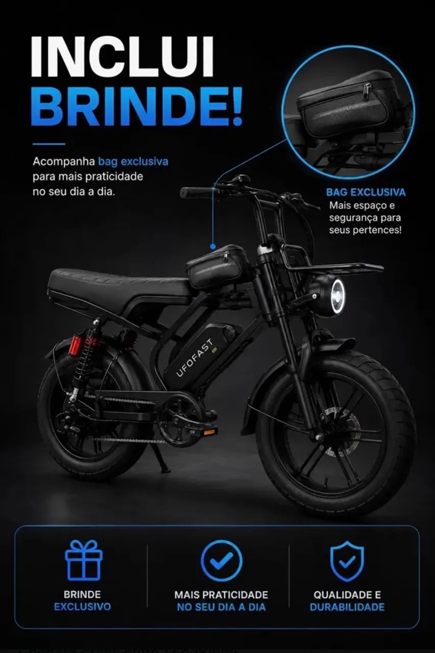 Bicicleta Elétrica  - Foto 3