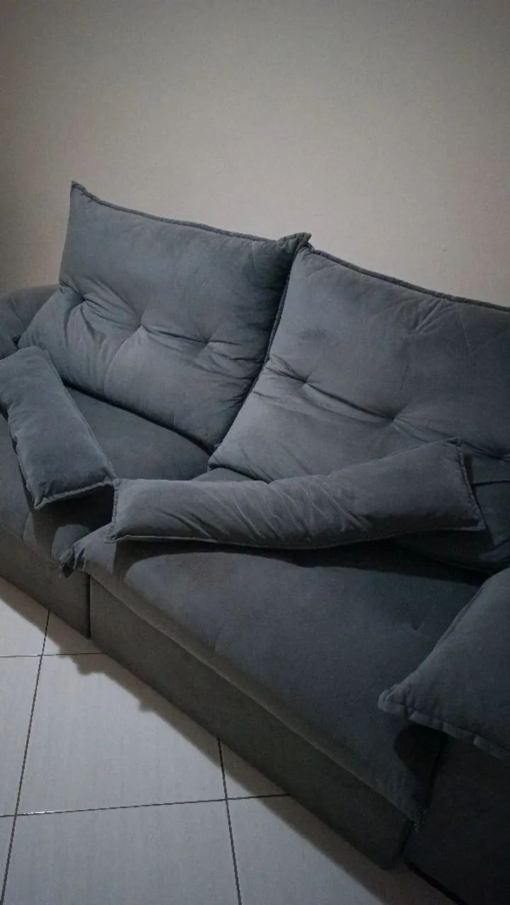 Sofá super confortável de alta qualidade aceito troca e estudo ofertas - Foto 2