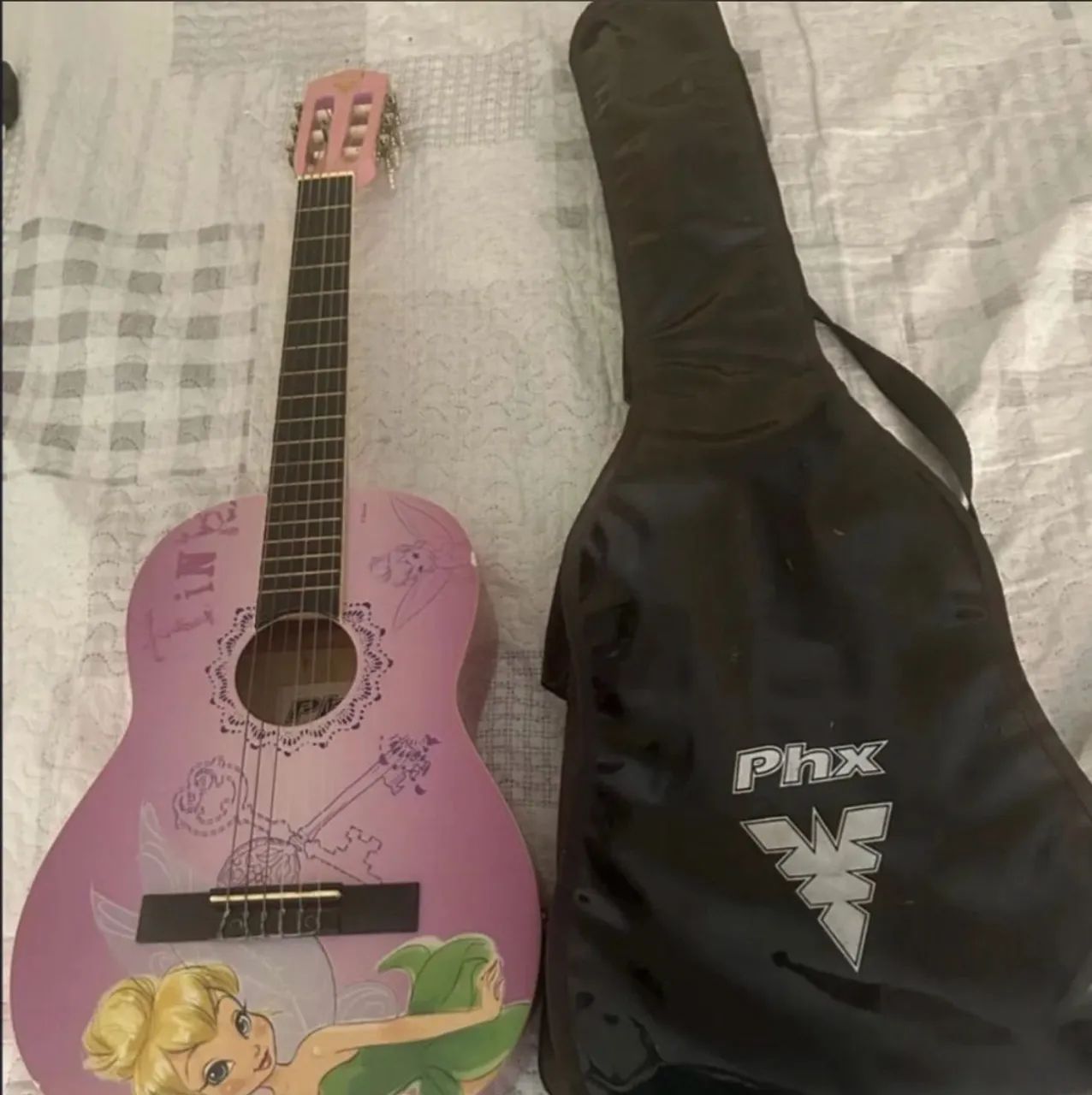 Violão infantil - tinker bell 