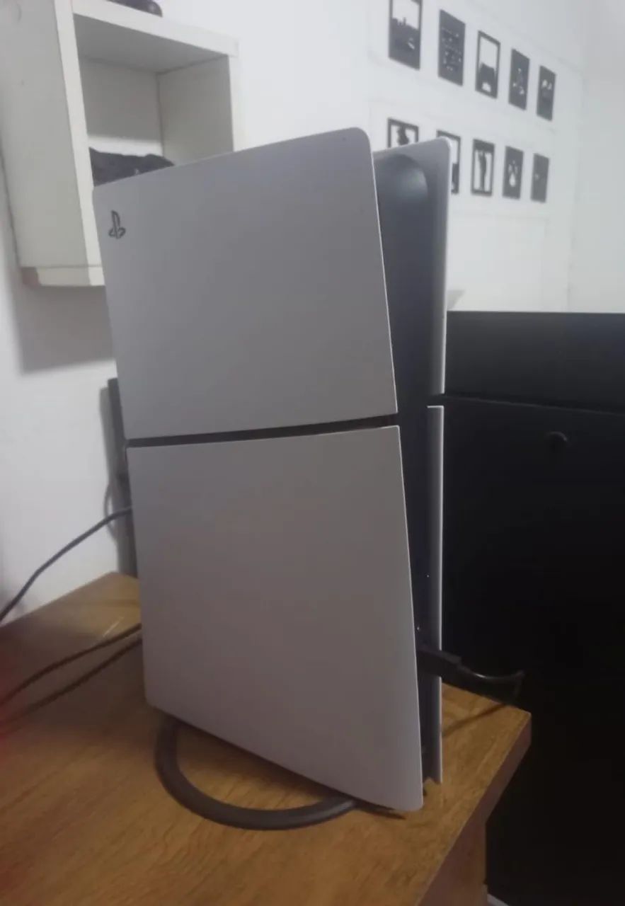 PS5 slim digital 2 Controles, headset pulse elite  - Foto 2