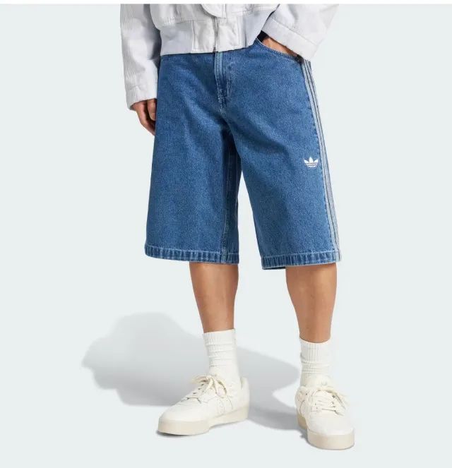 Bermuda Adicolor Denim Firebird Adidas 