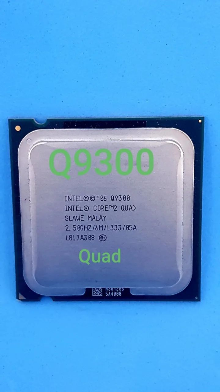 Processador Intel Core 2 Quad- 2.5 GHZ Q-9300, 6M cache e barramento de 1333 Mhz. - Foto 2