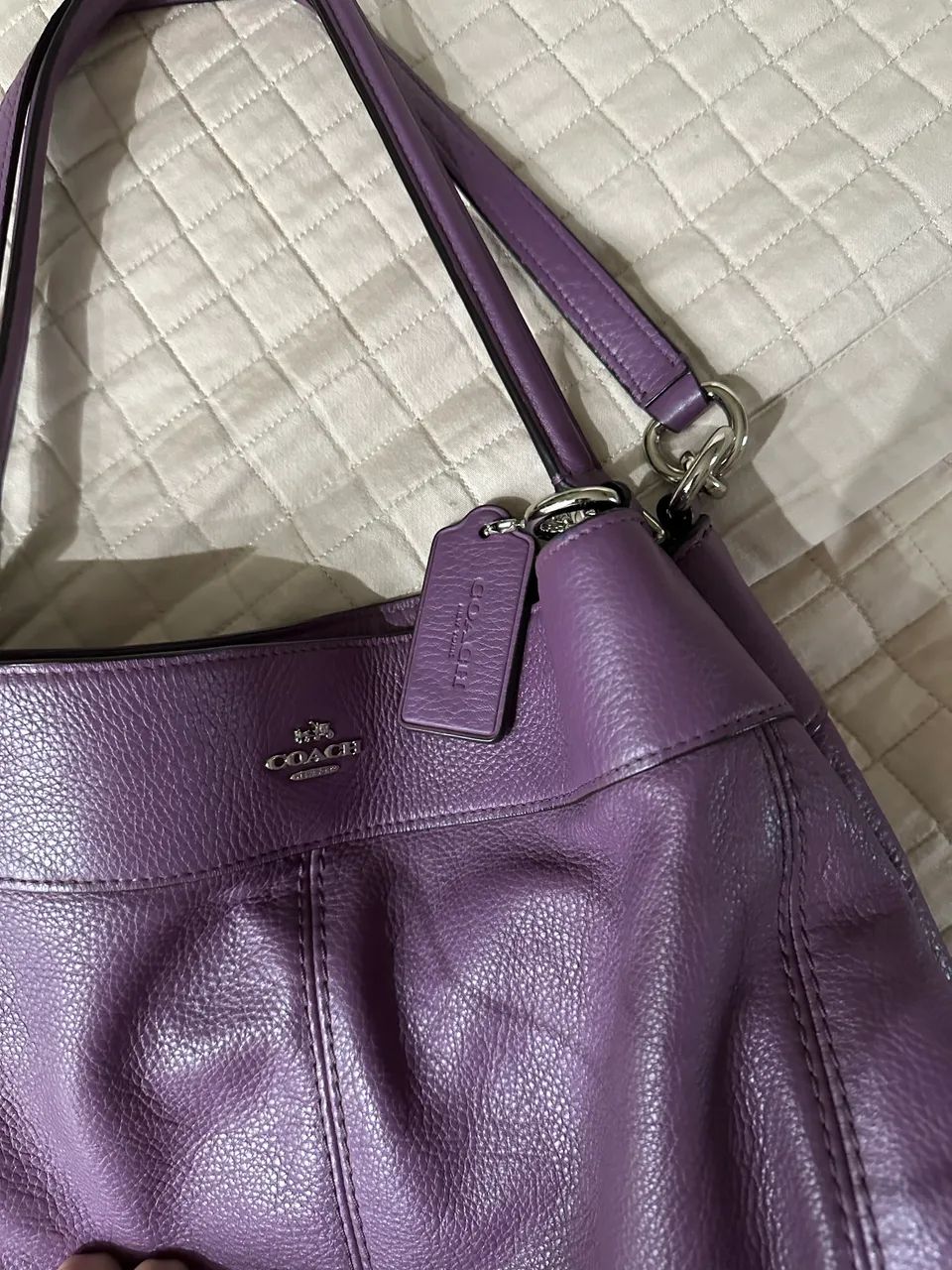 Bolsa Coach - Roxa - Foto 3