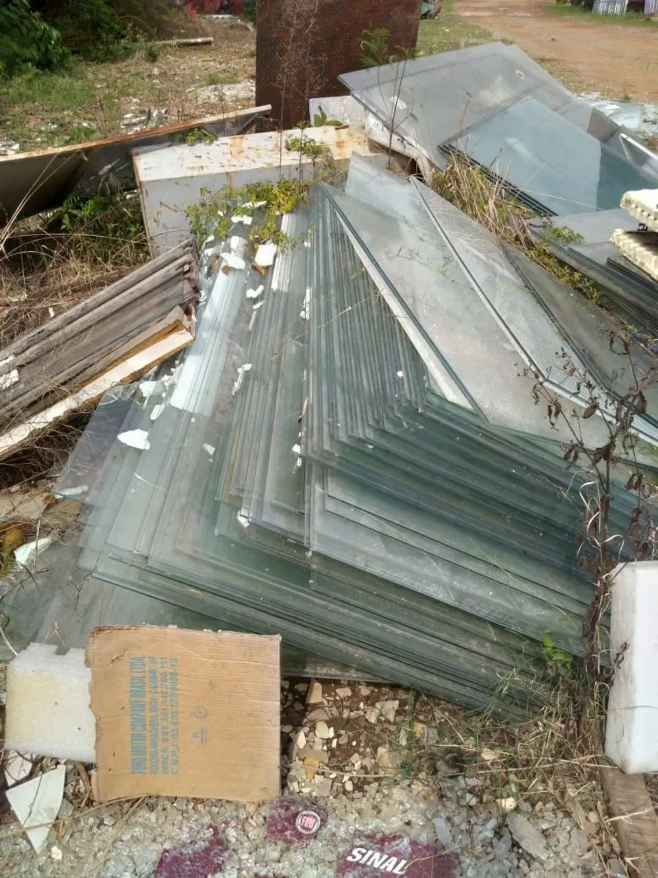 Lote de vidros 