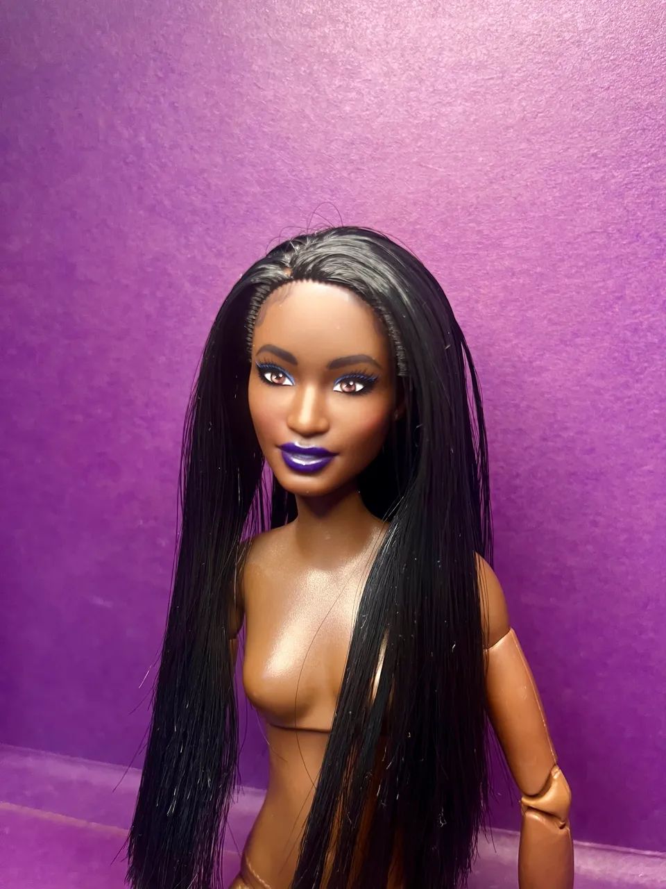  Cabeça Boneca Barbie BMR Negra - Foto 2