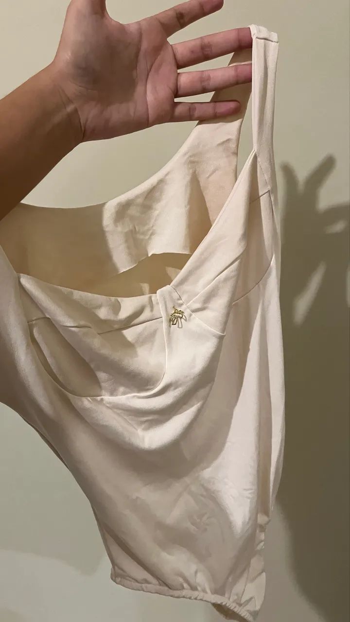 Body/maiô cor creme 