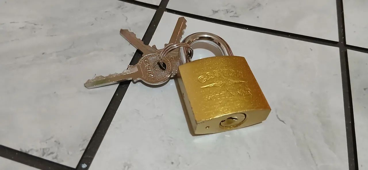 CADEADO 30MM COM 3 CHAVES - Foto 3