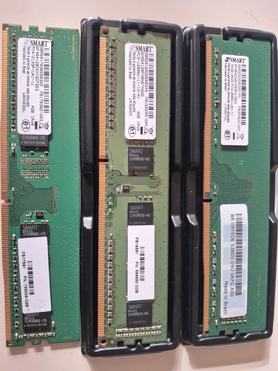 Memórias RAM e SSD