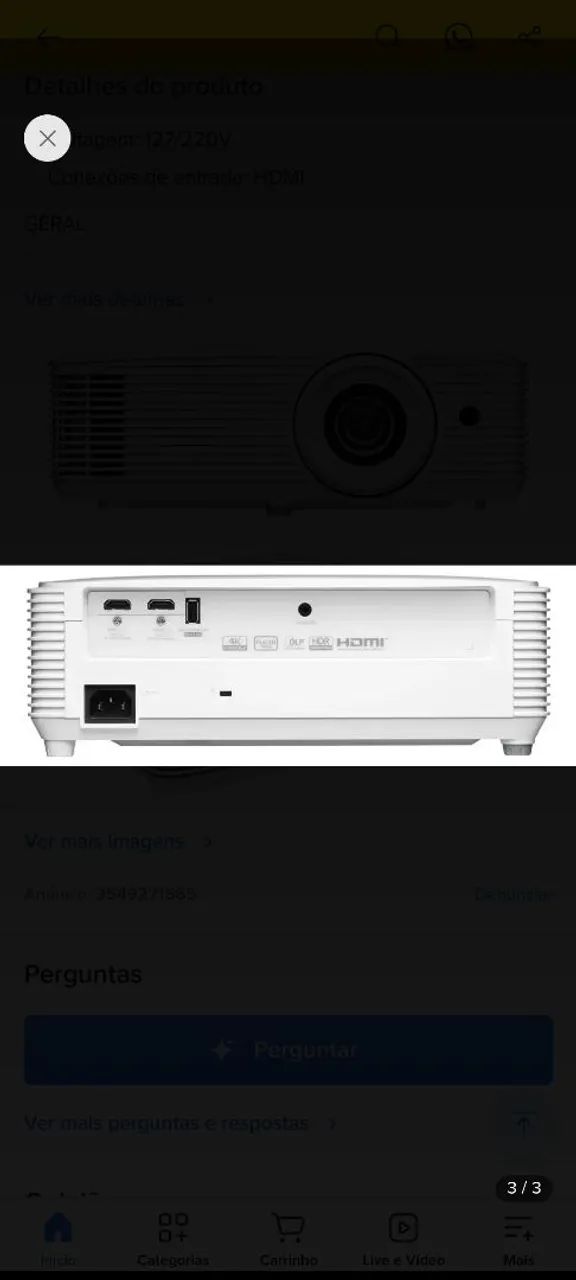 Retroprojetor Optoma - Foto 2