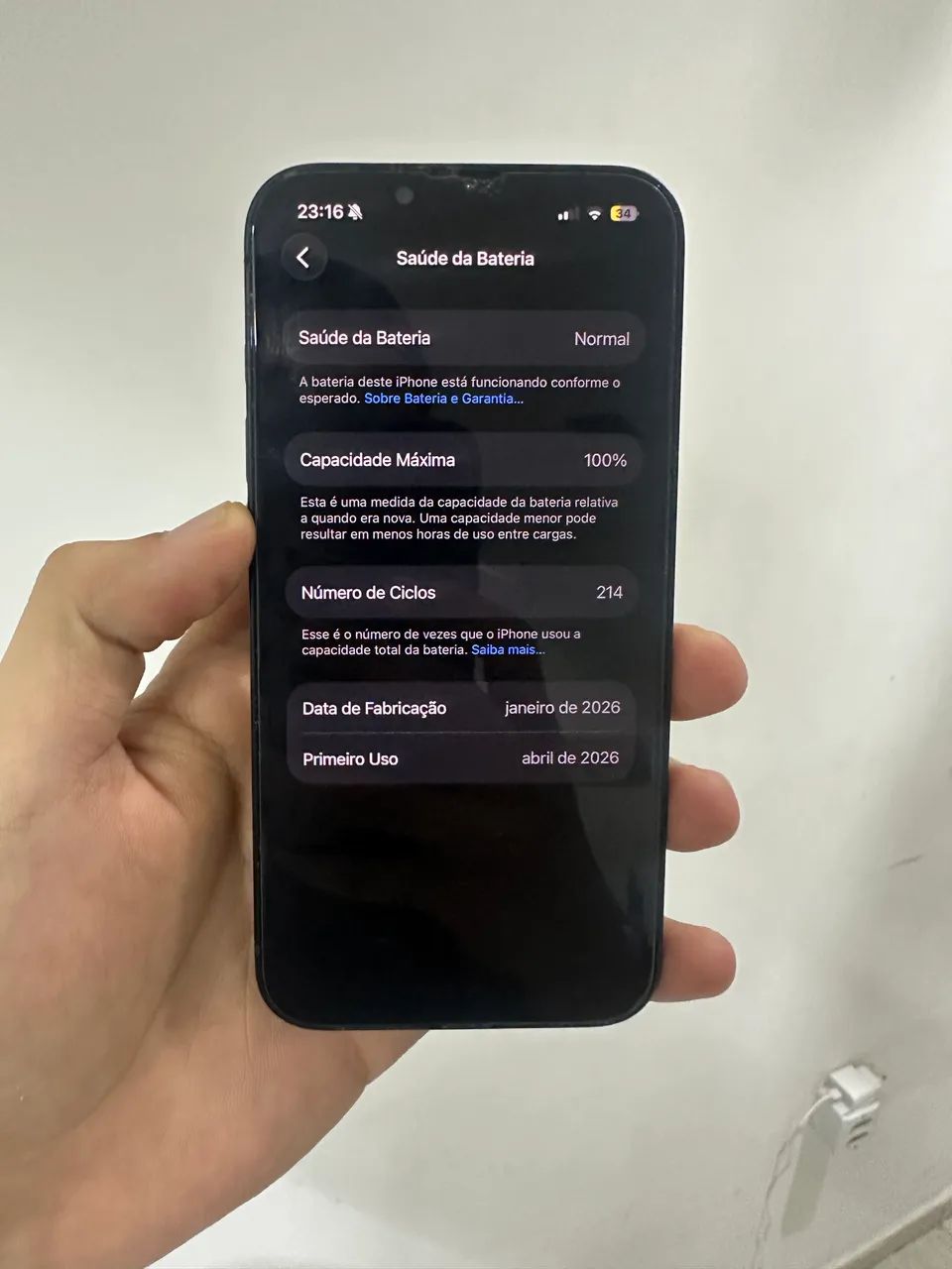 IPHONE 17e 256 GB 100% Bateria - Foto 3