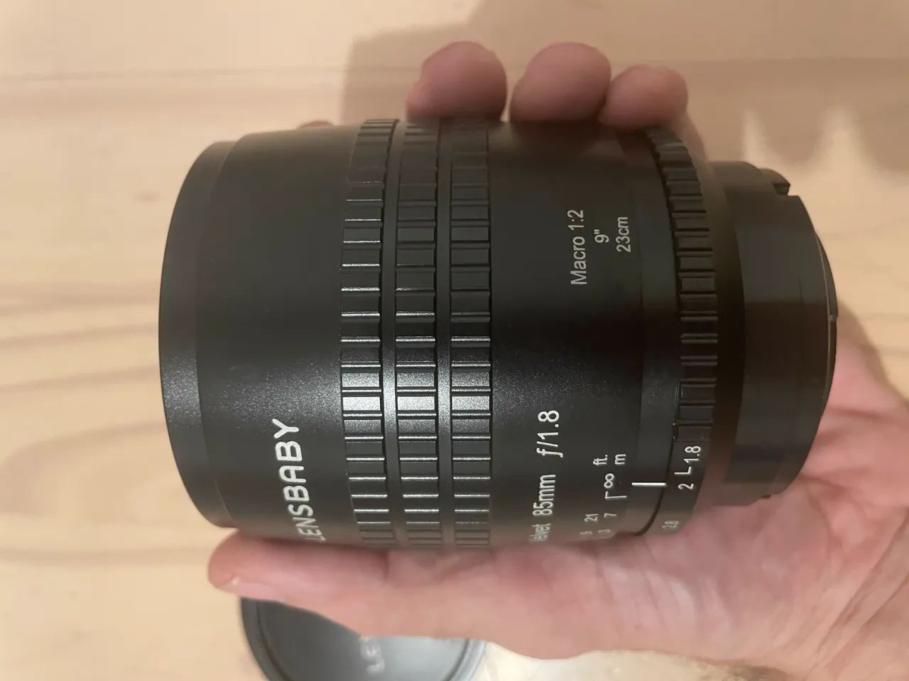 Lente Lensbaby Velvet 85 mount Sony E - Câmeras e Filmadoras