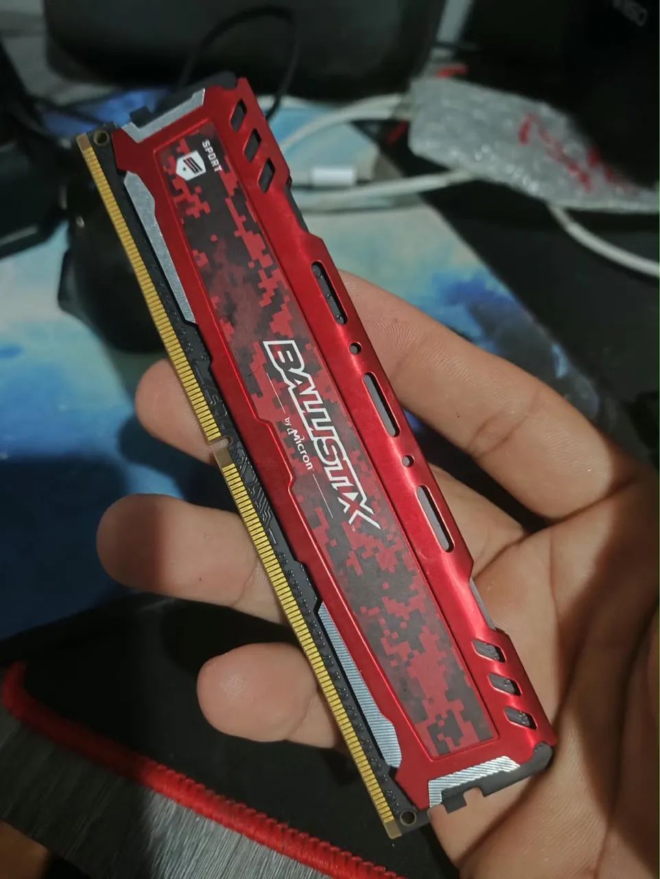 Memória 8GB.    Ddr4.  Pc. Usado 100% - Foto 2