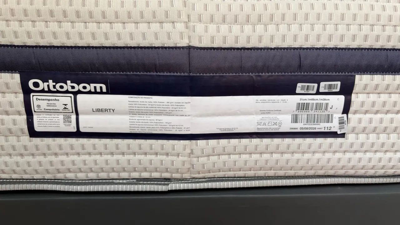 Colchão Liberty Ortobom + cama  - Foto 2