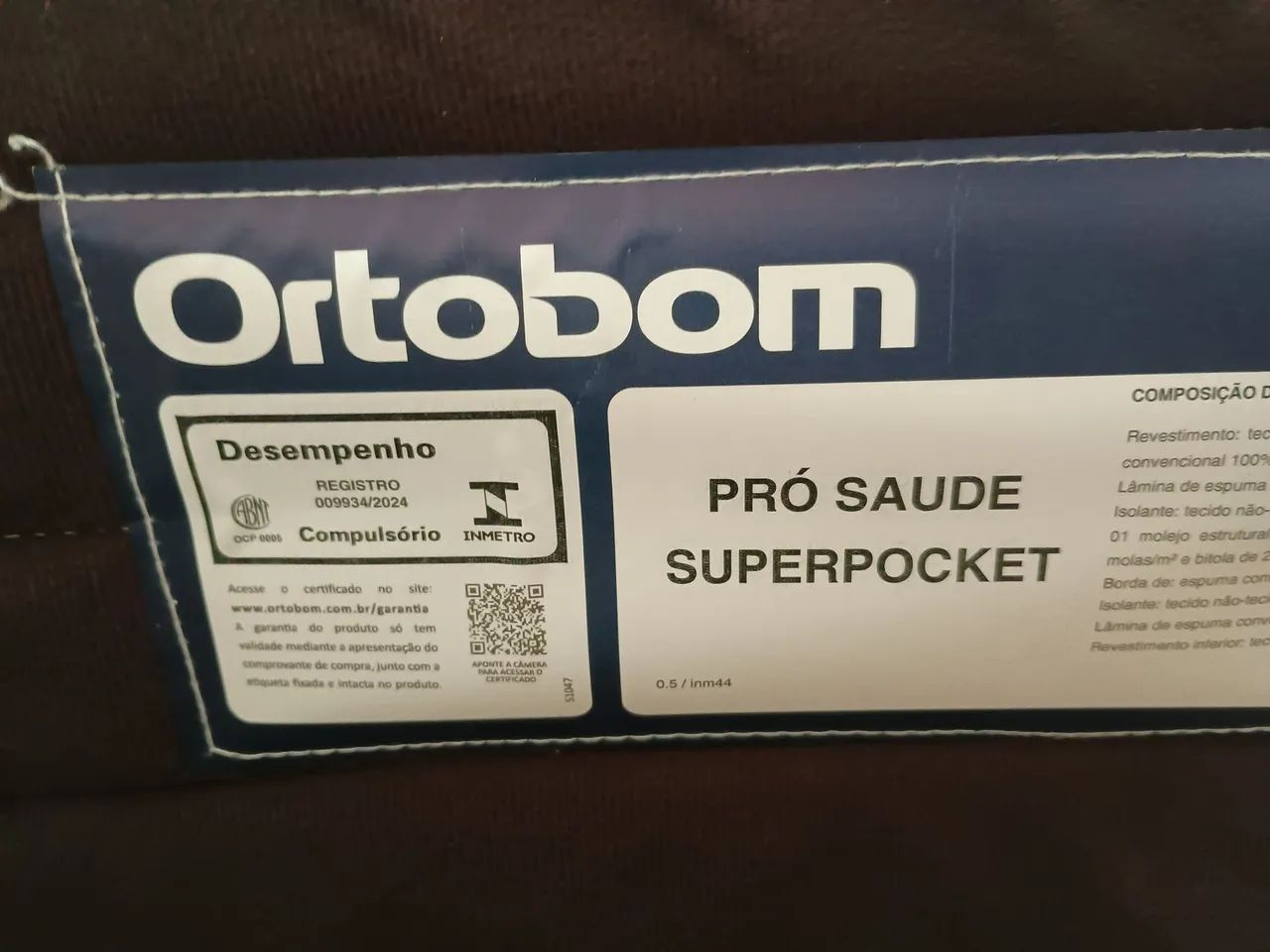 Cama box e colchão de mola solteirão Ortobom  - Foto 4