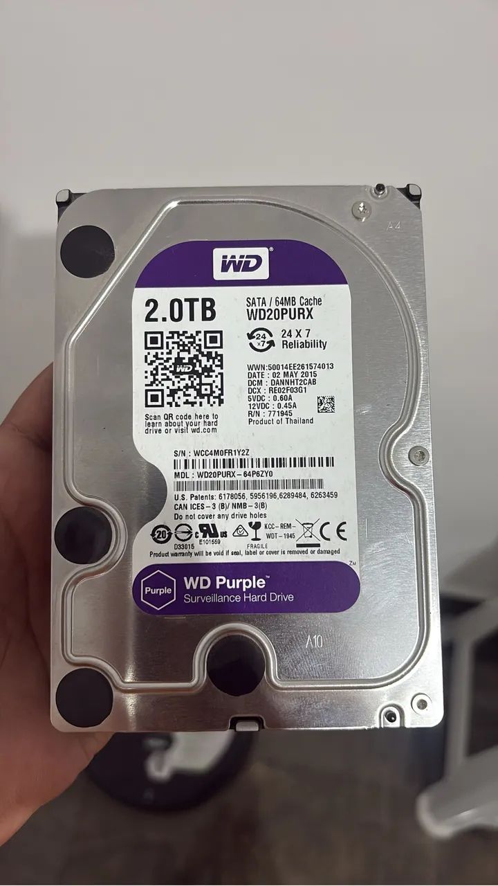 HD 2TB WD PURPLE 