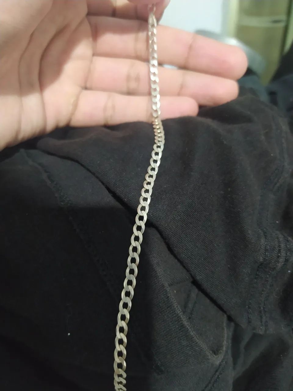 Pulseira de prata média 925 - Foto 4