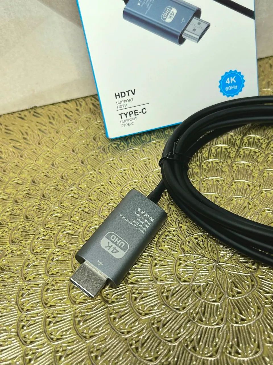 Conversor USB-C para HDMI 4K - Imagem Ultra Nítida e Conexão Moderna - Foto 2