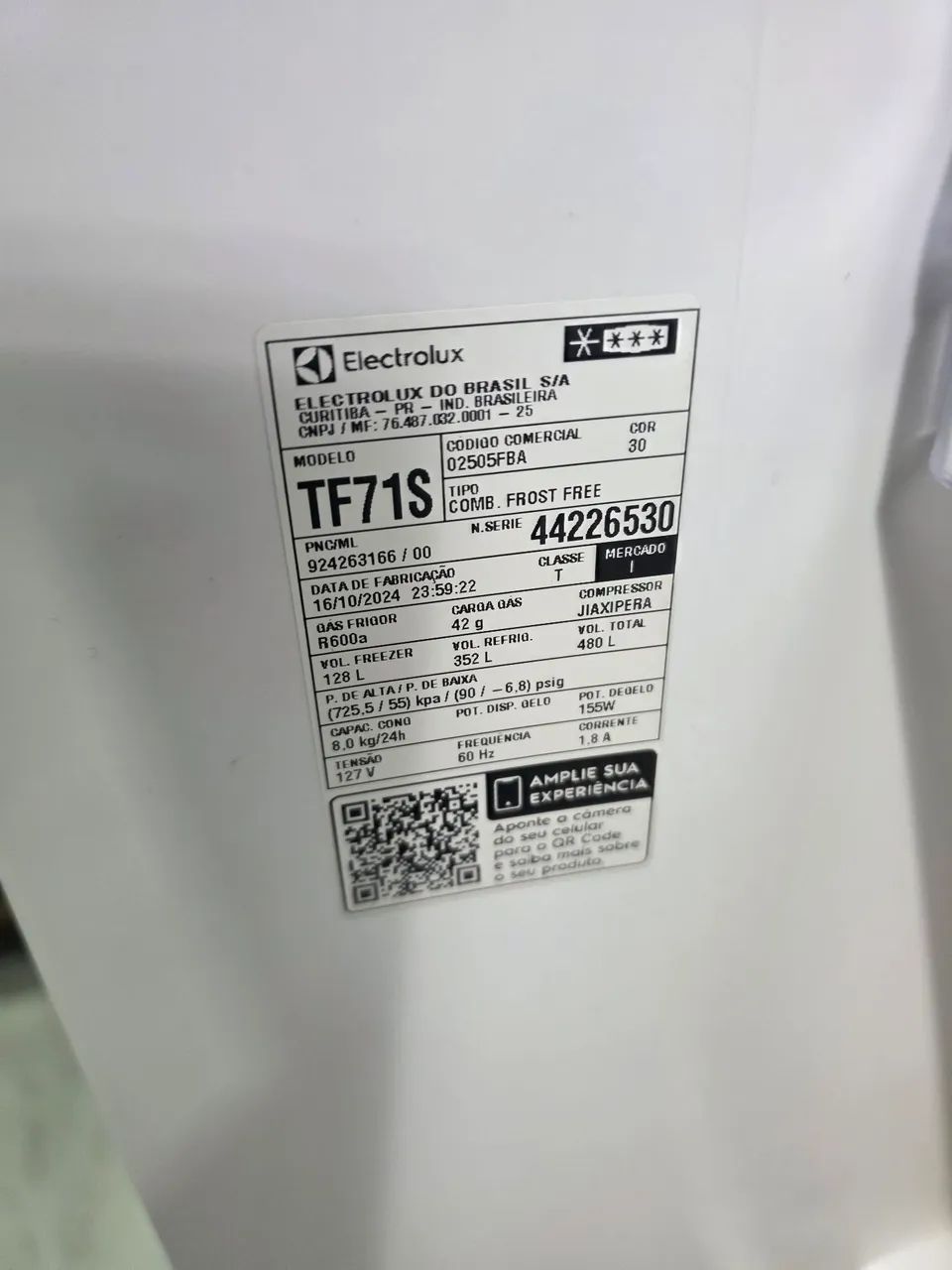 Geladeira eletrolux tf71s  - Foto 4