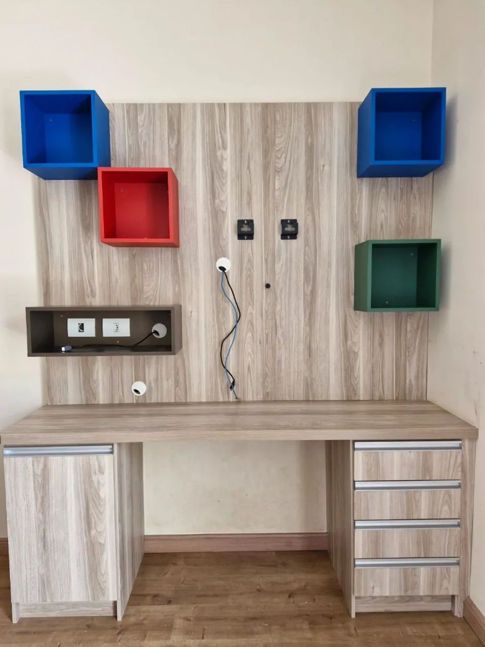 Rack com painel planejado