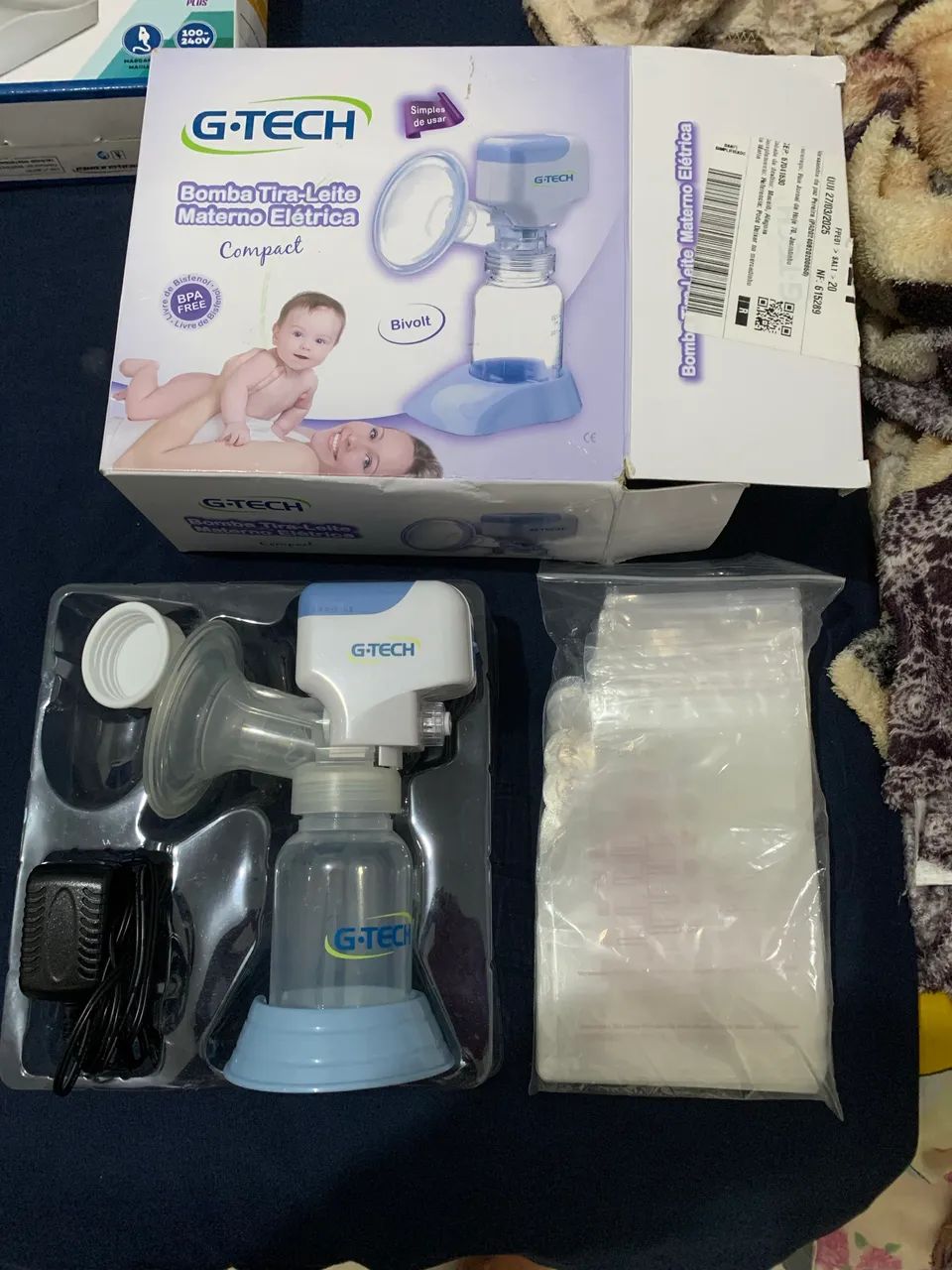 Bomba de leite elétrica