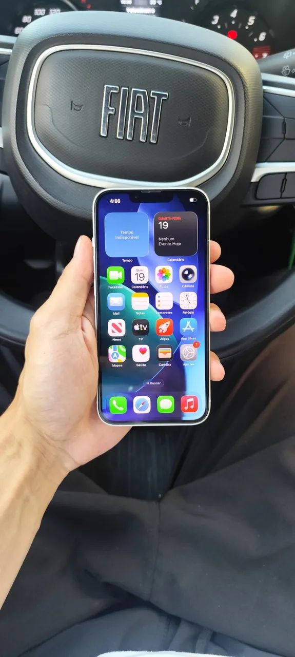 Iphone 14 branco 128gb e-SIM + brindes! - Foto 4
