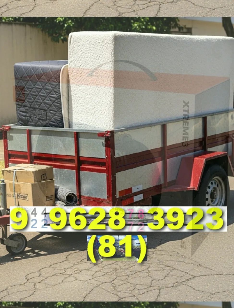 Frete para transporte em bairros como Centro, Boa Vista e Santo André!