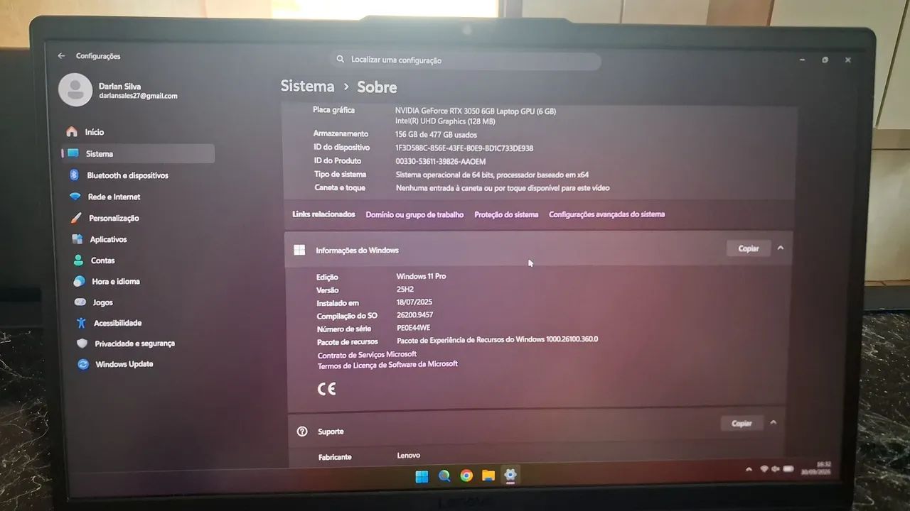 VENDO NOTEBOOK GAMER LENOVO LOQ-e - Foto 4
