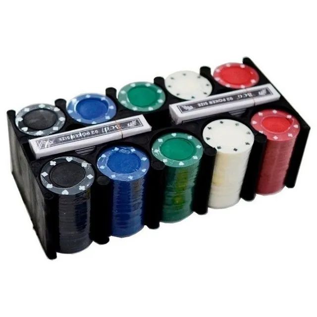 Poker Profissional Chips Jogo Com 200 Fichas  - Foto 4