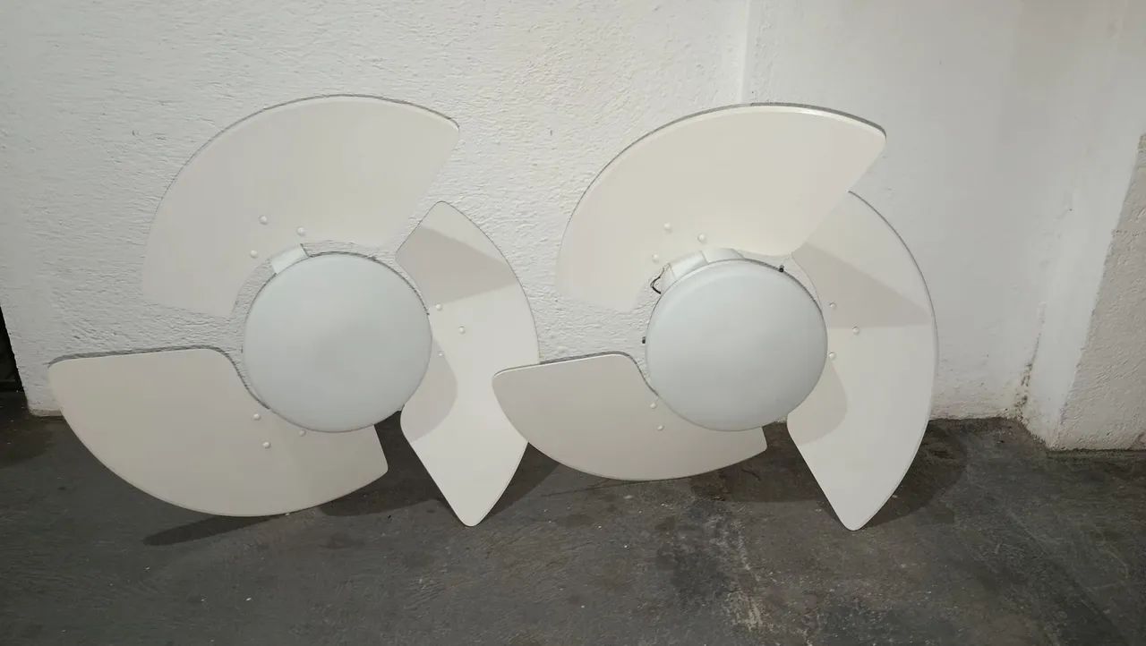 Vendo ventilador de teto com luminária imbutida