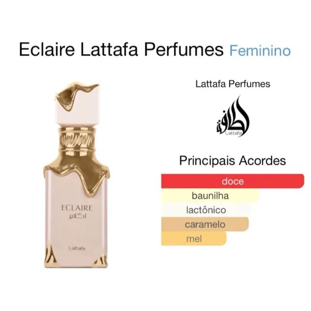 Perfume Arabe Original Perfumes importados Femininos Eclaire 100ML - Foto 3