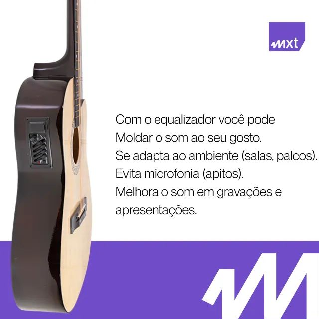 Violão Eletroacústico Mxt 39a - Foto 4
