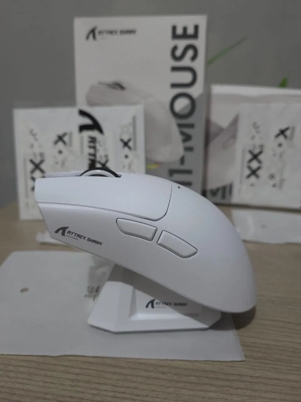 Mouse Gamer Attack Shark X11 - Tri-Mode com DOCK - Foto 3