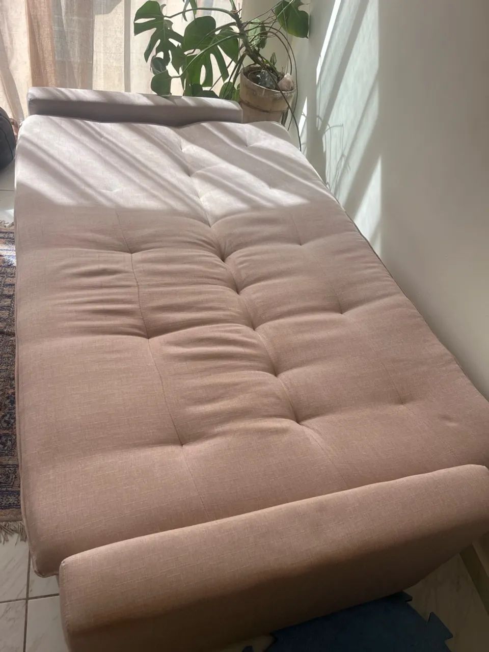 Sofá cama em linho - Foto 2